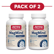 Jarrow Formulas MagMind Magnesium L-Threonate 90 Capsules Pack of 2
