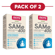 Jarrow Formulas SAMe 400 S-Adenosyl Methionine 30 Tablets Pack of 2