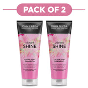 John Frieda Vibrant Shine Colour Shine Shampoo 250ml Pack of 2