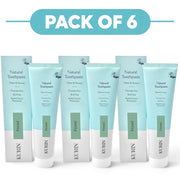Kurin Fluoride Free Natural Fennel Toothpaste 100ml Pack of 6