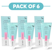 Kurin Fluoride Free Natural Kids Strawberry Toothpaste 75ml Pack of 6