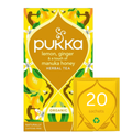 Pukka Bio Zitrone, Ingwer & Manuka Honig Kräutertee 34g - 20 Beutel