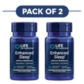 Life Extension Enhanced Sleep Without Melatonin 30 Veg Caps Pack of 2