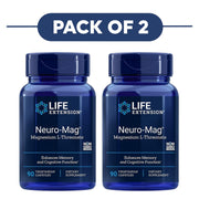Life Extension Neuro-Mag Magnesium L-Threonate 90 Veg Caps Pack of 2