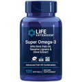 Life Extension Super Omega-3 Aceite de Pescado con Extracto de Oliva - 120 Softgels
