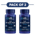 Life Extension Super R-Lipoic Acid 240mg 60 Veg Caps Pack of 2