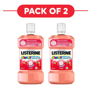 Listerine Smart Rinse Kids Mild Berry Mouthwash 500ml Pack of 2