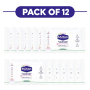 Milton Plant-Based Baby Antibacterial Surface Wipes 30 Wipes Pack of 12