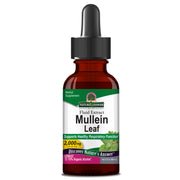 Nature’s Answer Mullein Leaf liquid extract low alcohol 2000mg 60ml bottle front view on a white background