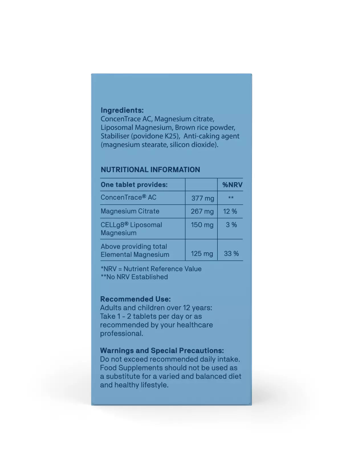 Natroceutics Magnesium Trace Mineral Complex – 60 Capsules