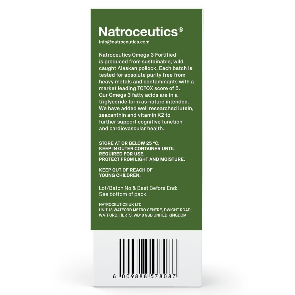 Natroceutics Omega-3 Fortified – 60 Capsules