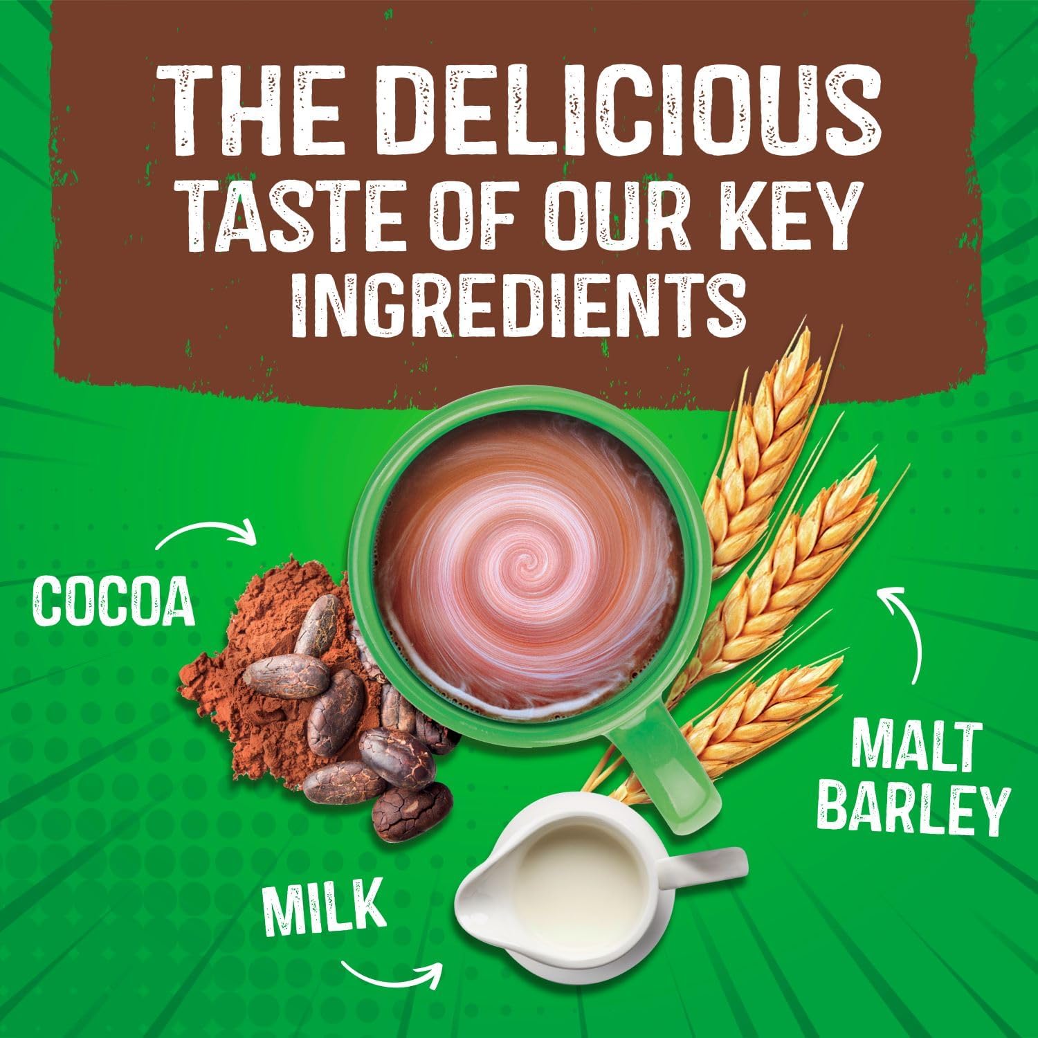 Nestlé Milo Chocolate Malt Drink Powder pouch chocolate flavour 400g ingredients and nutrition information
