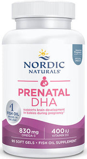 Nordic Naturals Prenatal DHA 830mg Unflavoured 90 Soft Gels