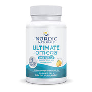 Nordic Naturals Ultimate Omega One Daily bottle, lemon, 30 soft gels.