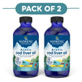 Nordic Naturals Aceite de Hígado de Bacalao Ártico - 1060mg Omega-3 + Vitamina A Líquido