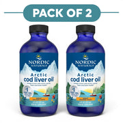 Nordic Naturals Arctic Cod Liver Oil Orange 237ml Pack of 2