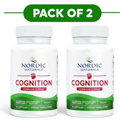 Nordic Naturals Cognition Mushroom Complex 60 Capsules Pack of 2