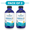 Nordic Naturals Omega-3D Liquid Lemon with Vitamin D3 237ml Pack of 2