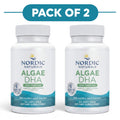 Nordic Naturals Plant-Based Algae DHA 60 Soft Gels Pack of 2