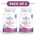 Nordic Naturals Prenatal DHA - Cápsulas blandas con 830 mg de Omega-3 y vitamina D3