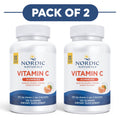 Nordic Naturals Vitamina C Gummies 250 mg - Mandarino Aspro - 120 Caramelle Gommose