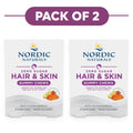 Nordic Naturals Zero Sugar Hair und Hautgummi -Kaut