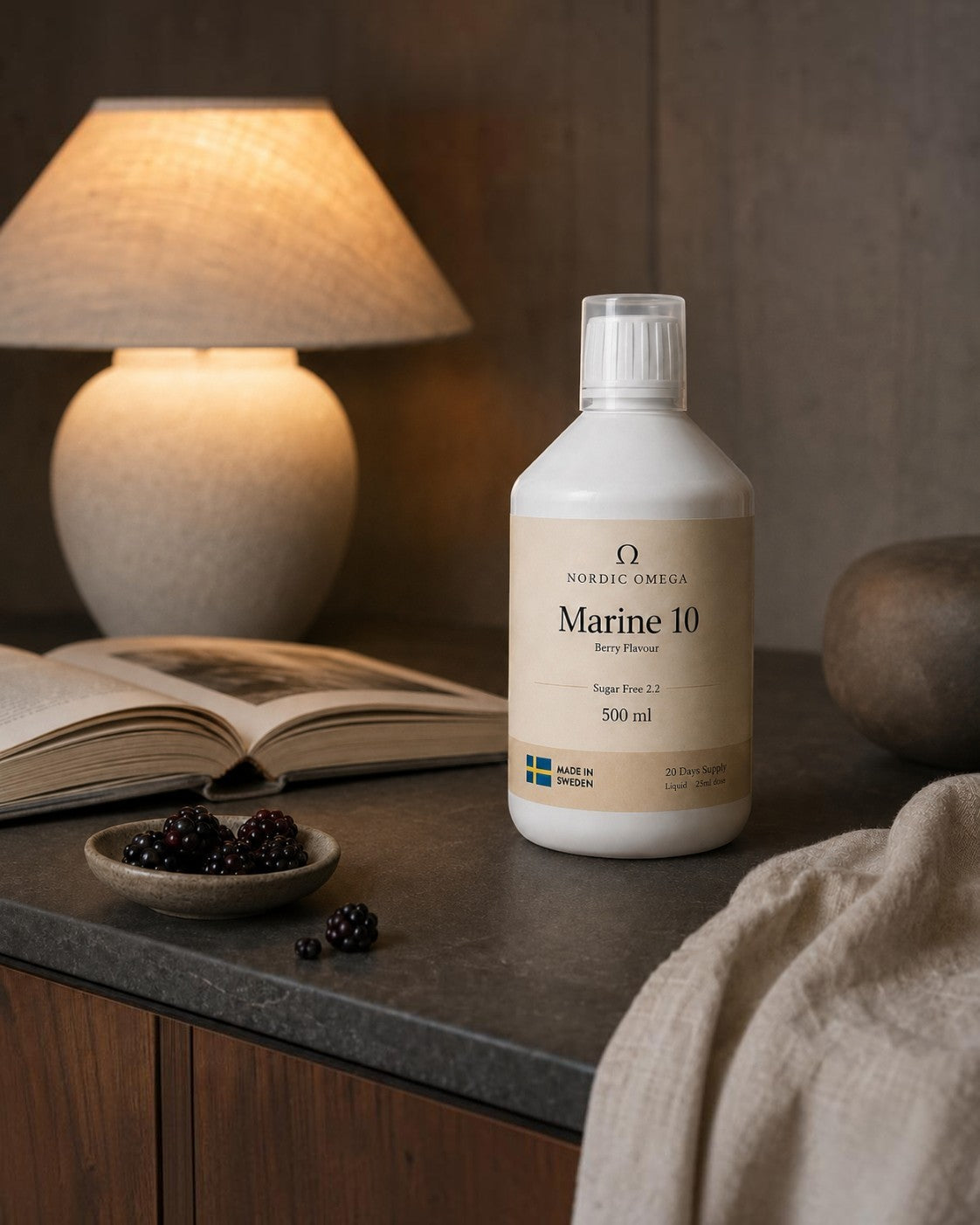 Nordic Omega Marine Collagen 10 Sugar Free Berry Flavour 500ml