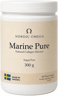 Nordic Omega Poudre de collagène marin pur saveur naturelle 300g