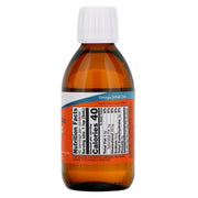 NOW Foods Omega-3 Fish Oil Liquid Lemon Flavour with EPA and DHA 200 mL Supplement Facts label with omega-3 content details