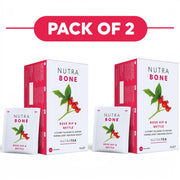 NutraTea NutraBone Rose Hip & Nettle Herbal Tea 20 Tea Bags Pack of 2