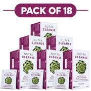 NutraTea NutraCleanse Artichoke & Dandelion Root Herbal Tea 20 Tea Bags Pack of 18
