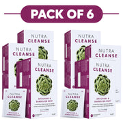 NutraTea NutraCleanse Artichoke & Dandelion Root Herbal Tea 20 Tea Bags Pack of 6