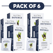 NutraTea NutraDefence Elderberries & Eucalyptus Herbal Tea 20 Tea Bags Pack of 6