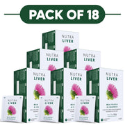 NutraTea NutraLiver Milk Thistle & Liquorice Tea 20 Tea Bags Pack of 18