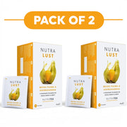 NutraTea NutraLust Muira Puama & Ashwagandha Herbal Tea 20 Tea Bags Pack of 2