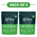 Nutrition Geeks Apple Cider Vinegar+ 90 Vegan Capsules Pack of 2