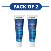 OraNurse Unflavoured Toothpaste 1450ppm Fluoride 50ml Pack of 2