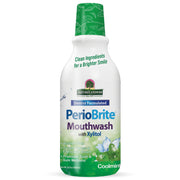 Nature’s Answer PerioBrite Cool Mint alcohol-free mouthwash 480ml bottle front view