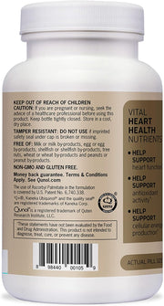 Barcode image: Qunol Ubiquinol CoQ10 omega-3 softgels barcode bottle 90 count