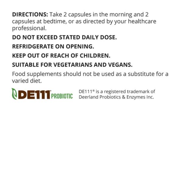 How to Use: Good Health Naturally Probiotic 14 capsules usage instructions probiotic supplement 120 count