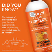 Qunol Liquid Turmeric Curcumin 1000mg Orange 600ml