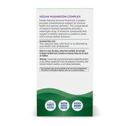 Supplement Facts label for Nordic Naturals multi-mushroom and herbal blend.