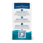  Supplement facts label for Nordic Naturals vegan Algae Omega softgels.