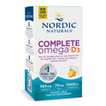 Nordic Naturals Complete Omega-D3 Softgel - Gusto limone - 1000 UI di D3