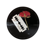 Front image: Uppercut Deluxe Resin and Rose Pomade 100g jar strong hold styling product packaging