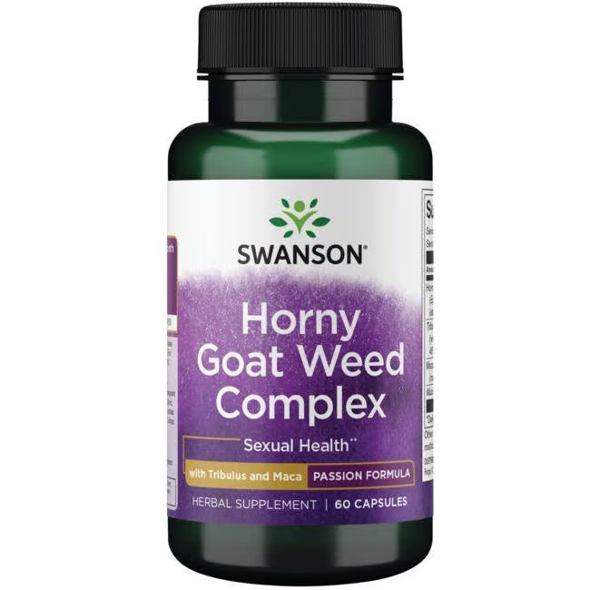 Swanson Herbal Complex Supplement bottle in a white background.