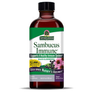 Nature’s Answer Sambucus Immune Support elderberry liquid 120ml bottle front label