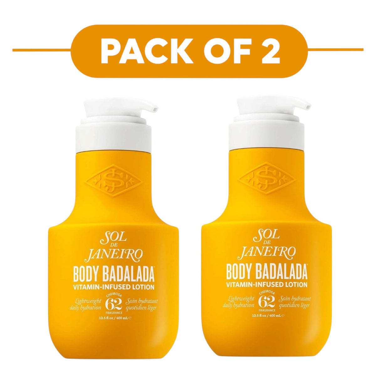 Sol de Janeiro Body Badalada Body Lotion Cheirosa 62 400ml Pack of 2