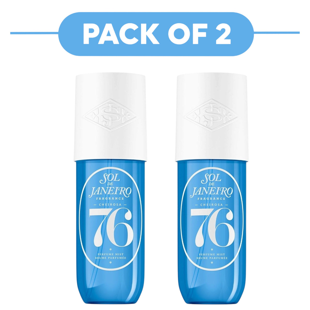 Sol de Janeiro Cheirosa 76 Hair & Body Perfume Mist 240ml Pack of 2