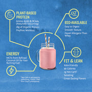 Sunwarrior Organic Plant-Based Protein Powder, Berry